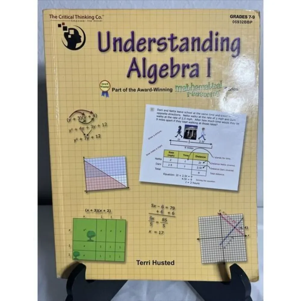 Critical Thinking Co. Understanding Algebra 1‎ Mathematical Reasoning Workbook